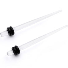 Load image into Gallery viewer, Clear Acrylic Straight Taper Set