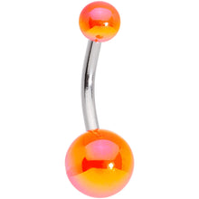 Load image into Gallery viewer, Clear Aurora Gem Variety Party Penguin Belly Ring Set of 4