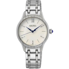将图片加载到图库查看器,Seiko Women's Stainless Steel White Dial