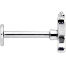 将图片加载到图库查看器,16G 5/16 Clear CZ Gem Spring Butterfly Labret Monroe Tragus
