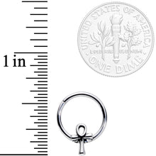 将图片加载到图库查看器,16G 3/8 Egyptian Ankh Hinged Segment Ring