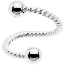 将图片加载到图库查看器,14G 3/8 Twisted Spiral Twister Belly Ring