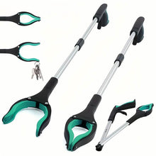 Load image into Gallery viewer, Heavy-Duty Steel Folding Trash Picker – 32" with Magnet & Anti-Slip Handle