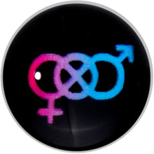 将图片加载到图库查看器,Bisexual Pride Flag Barbell Tongue Ring