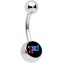 将图片加载到图库查看器,Bisexual Pride Flag Belly Ring