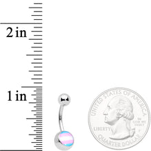 将图片加载到图库查看器,Pink Blue White Transgender Pride Flag Belly Ring