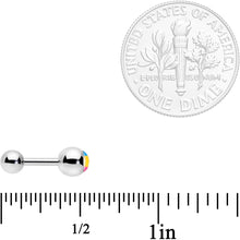 Load image into Gallery viewer, 16G 1/4 Red Yellow Blue Pansexual Pride Flag Cartilage Tragus