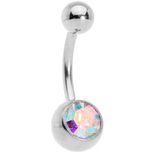 Load image into Gallery viewer, Aurora Gem Variety Bulldog Belly Ring Set of 4