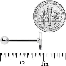 Load image into Gallery viewer, Pink White Blue Transgender Pride Fist Barbell Tongue Ring