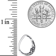 将图片加载到图库查看器,16G 1/2 Man in the Crescent Moon Teardrop Closure Ring
