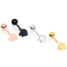 Load image into Gallery viewer, Multicolor Unicorn Barbell Tongue Ring Set of 4