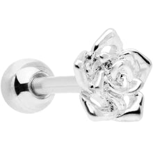 将图片加载到图库查看器,16G 1/4 Openwork Rose Flower Cartilage Tragus Earring
