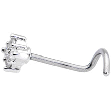 Load image into Gallery viewer, 20G 5/16 Clear CZ Gem Princess Nose Screw