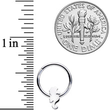 Load image into Gallery viewer, 16G 3/8 Steel Nautical Seahorse Hinged Segment Ring