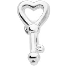 Load image into Gallery viewer, 22G 5/16 Key to Your Heart L Shaped Nose Ring