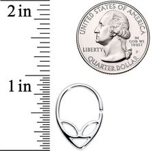 Load image into Gallery viewer, 14G 9/16 UFO Alien Nipple Ring Set