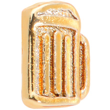Load image into Gallery viewer, 18G 5/16 Gold Tone Happy Hour Beer Mug L Shaped Nose Ring