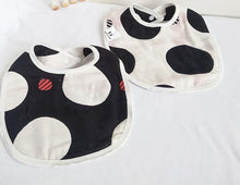 Load image into Gallery viewer, Two sides 100% Cotton Gauze Baby Bibs 6 Layers All Seasons Infant Unisex Clothing Accessories Bibs For Baby and Kids