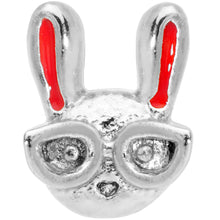 将图片加载到图库查看器,20G 5/16 Pink Ears Nerdy Easter Bunny L Shaped Nose Ring