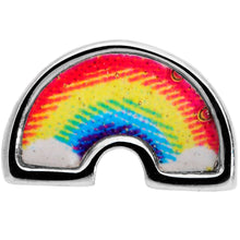 Load image into Gallery viewer, 20G 5/16 Red Yellow Blue Pride Rainbow Nose Bone