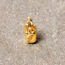 Load image into Gallery viewer, 20G 1/4 Gold Tone Fast Food French Fries Nose Bone