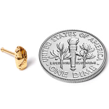Load image into Gallery viewer, 20G 1/4 Gold Tone Fast Food French Fries Nose Bone