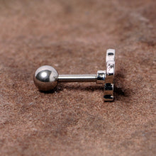 Load image into Gallery viewer, 16G 1/4 Darling Green Dinosaur Cartilage Tragus Earring