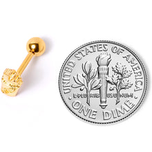 Load image into Gallery viewer, 16G 1/4 Gold Tone Fast Food French Fries Cartilage Tragus Earring