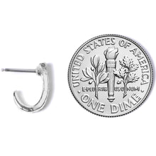 Load image into Gallery viewer, 20G 5/16 Steel Dainty Dots Faux Hoop L Shaped Nose Ring