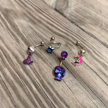 将图片加载到图库查看器,Pink Moon Witch Halloween Dangle Belly Ring