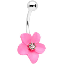 将图片加载到图库查看器,Spring Blossom Pretty Pink Flower Belly Ring
