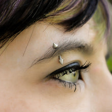 将图片加载到图库查看器,16G 5/16 Clear Gem Pink UV Butterfly Curved Eyebrow Ring Set of 4