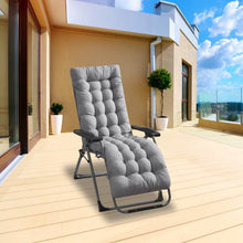 Load image into Gallery viewer, 67x22in Chaise Lounger Cushion Recliner Rocking Chair Sofa