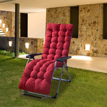 Load image into Gallery viewer, 67x22in Chaise Lounger Cushion Recliner Rocking Chair Sofa
