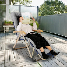 Load image into Gallery viewer, 67x22in Chaise Lounger Cushion Recliner Rocking Chair Sofa