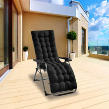 Load image into Gallery viewer, 67x22in Chaise Lounger Cushion Recliner Rocking Chair Sofa