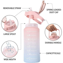 Load image into Gallery viewer, 68 Oz Water Bottle with Time Marker