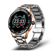 将图片加载到图库查看器,New Smart Watch For Men With IP67 Waterproof Protecion and Heart Rate Fitness Tracker Pedometer For Android and IOS sistems Steel Band Sports Men Smart Watch