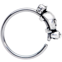 将图片加载到图库查看器,20G 5/16 Clear Gem Outer Space Alien Nose Hoop
