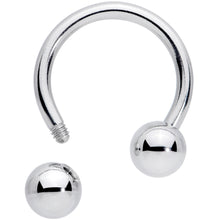 Load image into Gallery viewer, 14G 7/16 Classic Steel Horseshoe Circular Barbell