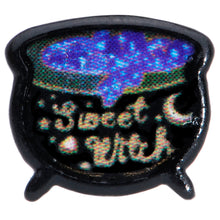 将图片加载到图库查看器,16G 5/16 Black Sweet Witch Cauldron Halloween Labret Monroe Tragus