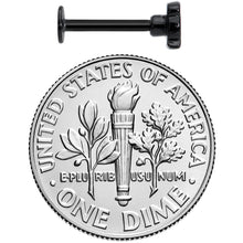 将图片加载到图库查看器,16G 5/16 Black Sweet Witch Cauldron Halloween Labret Monroe Tragus