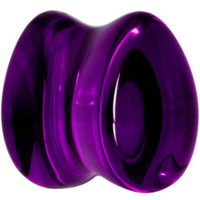 将图片加载到图库查看器,Solid Purple Glass Teardrop Plug Set