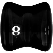 将图片加载到图库查看器,Solid Black Glass Teardrop Plug Set