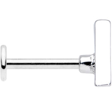 Load image into Gallery viewer, 16G 5/16 Rainbow Pride Triangle Labret Monroe Tragus