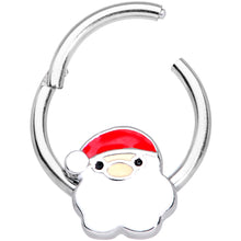将图片加载到图库查看器,16G 3/8 Santa Claus Christmas Hinged Segment Ring