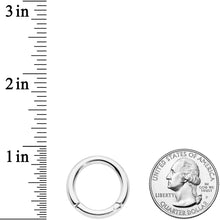 Load image into Gallery viewer, 8G 5/8 Stainless Steel Hinged Segment Ring