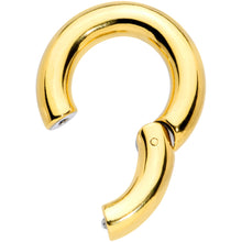 Load image into Gallery viewer, 2G 5/8 Gold Tone PVD Steel Hinged Segment Ring