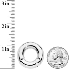 Load image into Gallery viewer, 0G 9/16 Stainless Steel Hinged Segment Ring