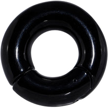 将图片加载到图库查看器,00G 5/8 Black PVD Steel Hinged Segment Ring